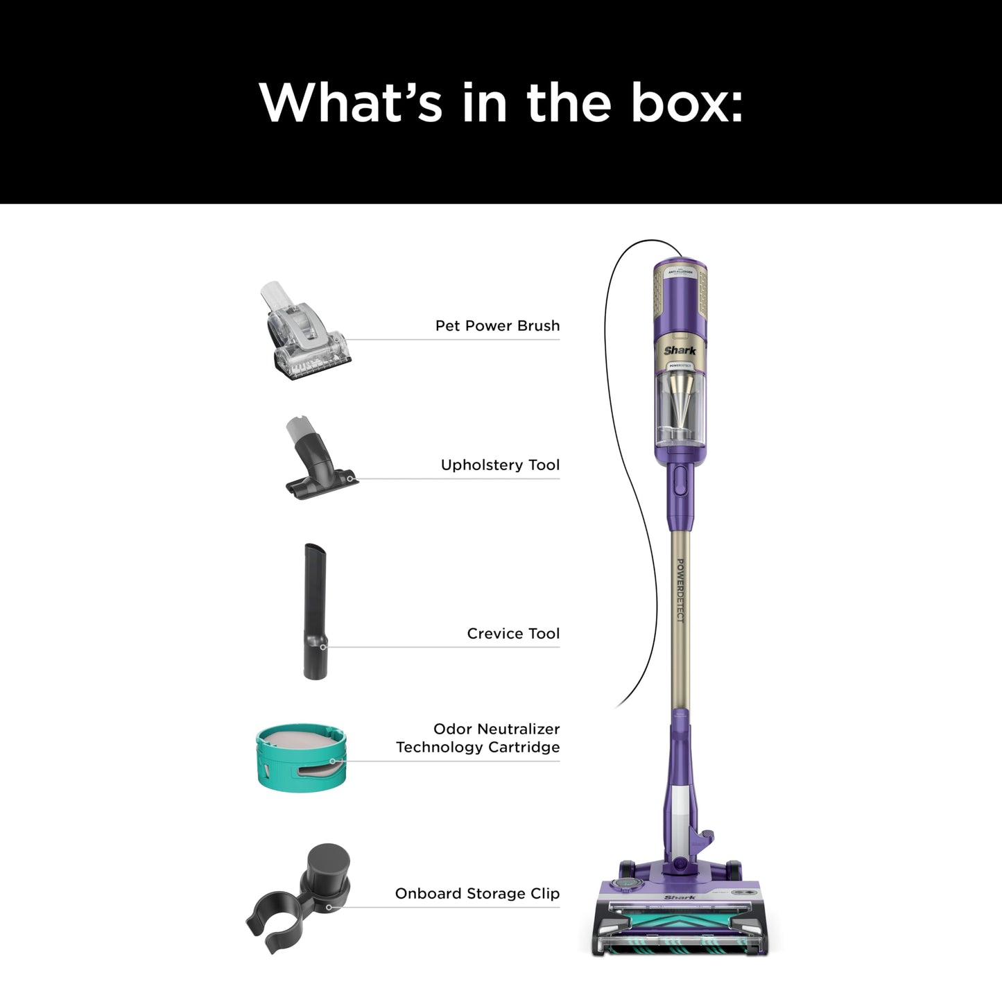 SHARK POWERDETECT Ultra-Light Corded Stick Vacuum HZ4002