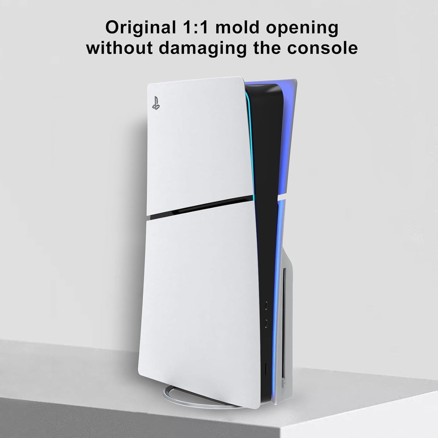 Pelidox Vertical Stand for PS 5 Consoles - PS 5 Slim Pro Base Accessories for P5 Console Disc and Digital