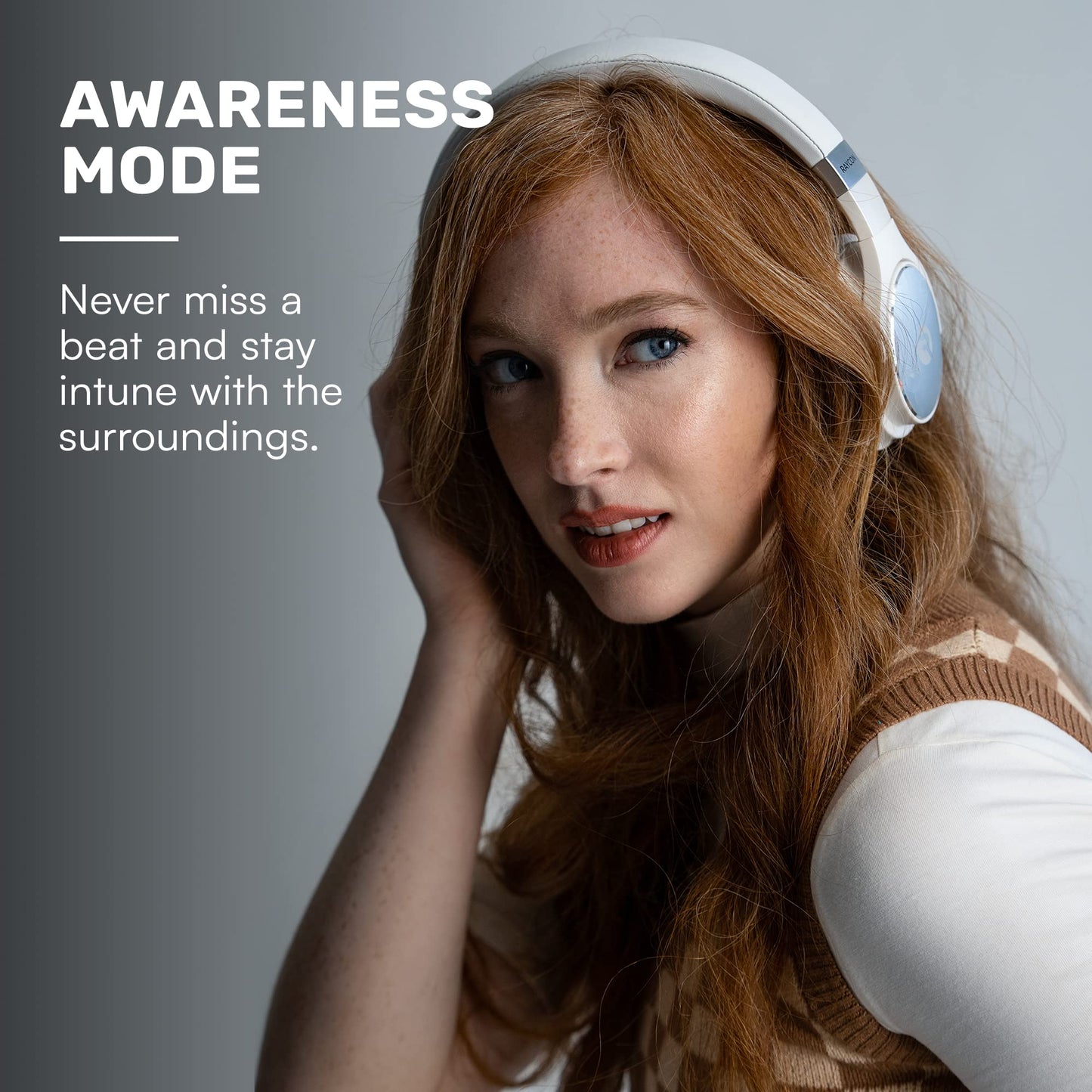RAYCON Everyday Wireless Bluetooth Over Ear Headphones