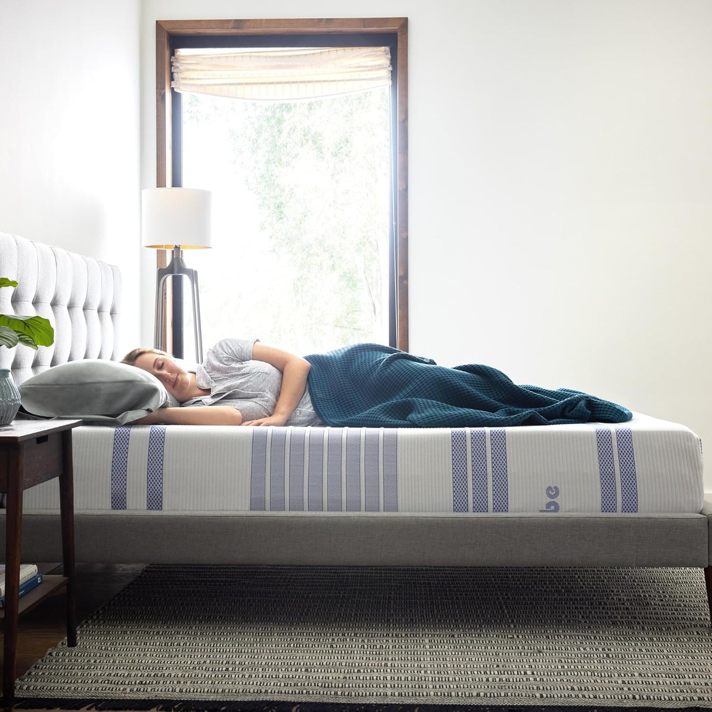 Vibe Gel Memory Foam Mattress, 12-Inch CertiPUR-US Certified Bed-in-a-Box, King, White