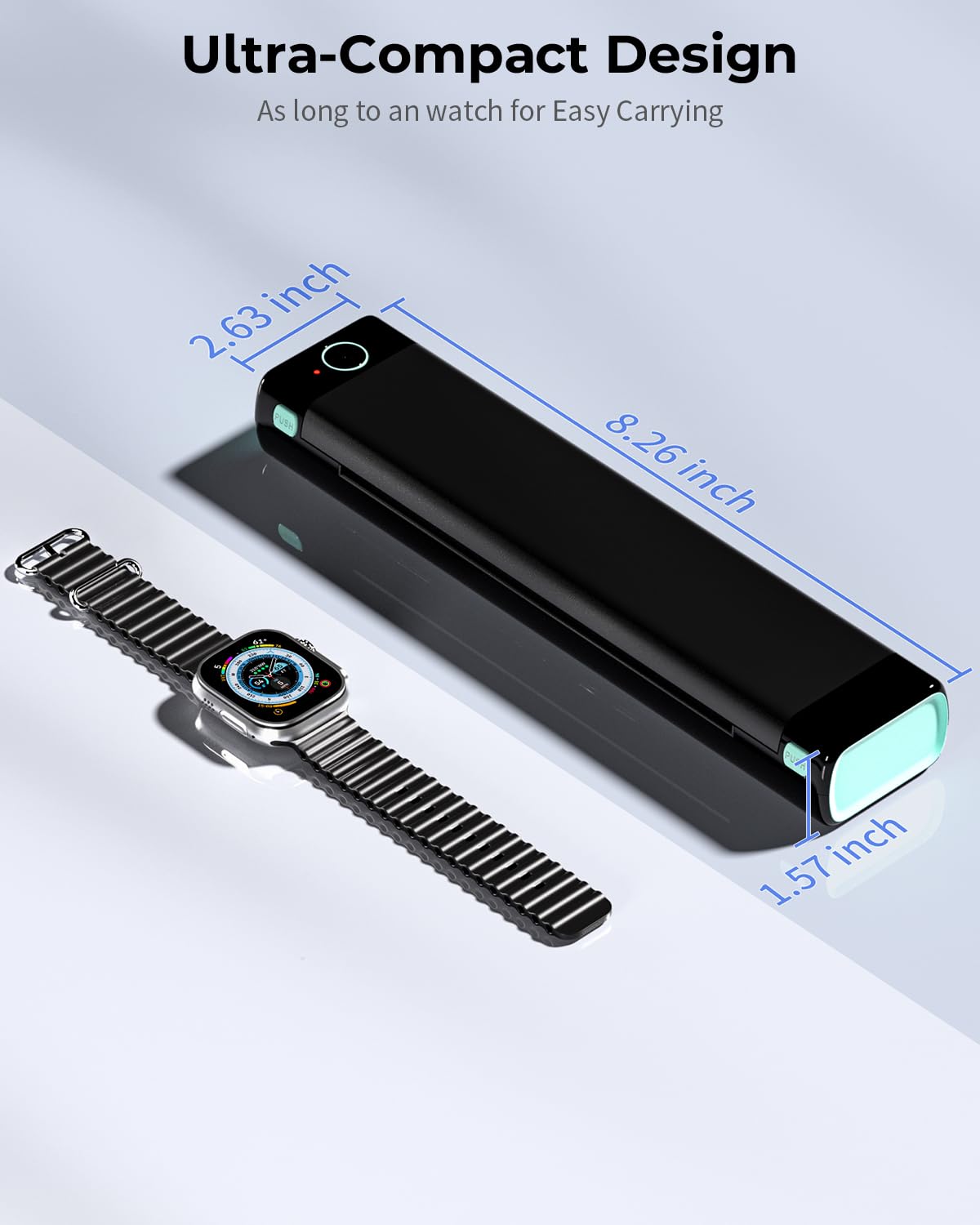 PHOMEMO Portable Wireless Bluetooth Thermal Printer for Travel