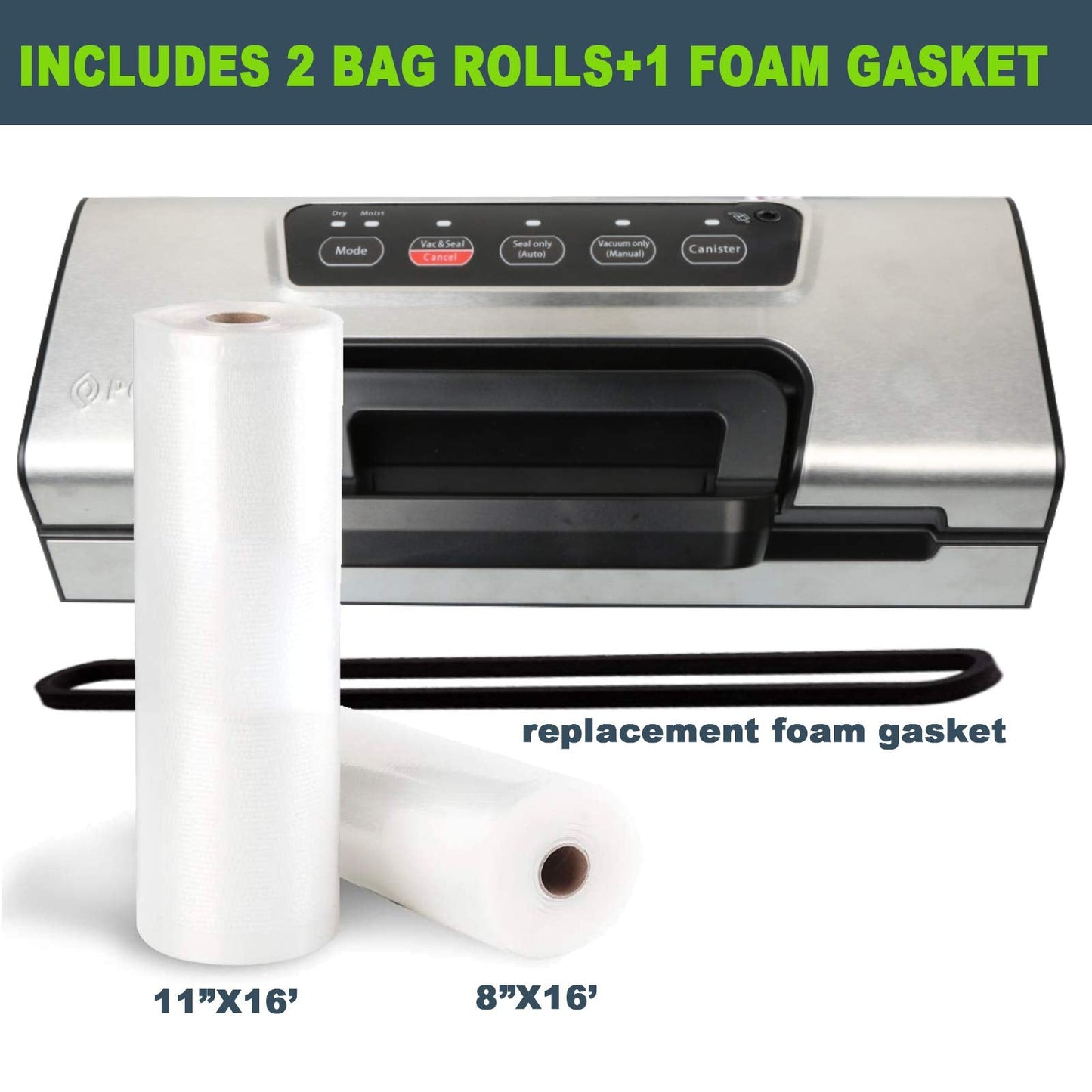 POTANE Precision Vacuum Machine - Pro Food Sealer with Cutter