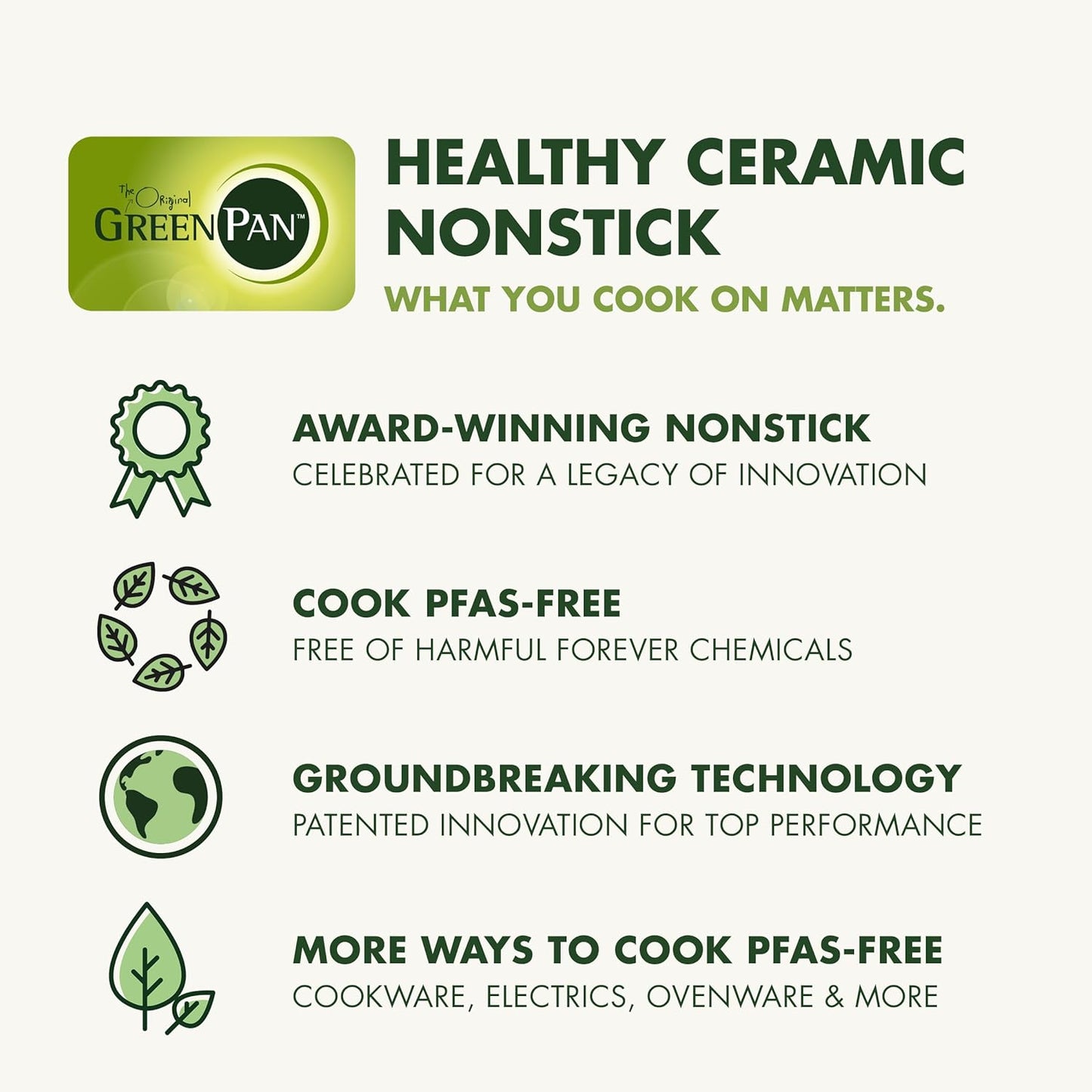 GreenPan Hybrid 13 Piece Nonstick Stainless Steel Cookware Set, APEX Tri-Ply Thermobond PFAS-Free Ceramic Pots & Pans, Induction & All Cooktop Compatible, Oven Temp to 850°F, Dishwasher Safe, Gold