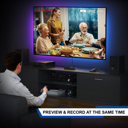 PORTTA VHS to Digital Converter with Remote - Video Recorder