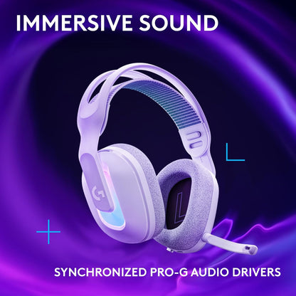 Logitech G522 Lightspeed Wireless Gaming Headset, Full-Band Mic, Advanced Audio, Tri-Connect (Lightspeed, Bluetooth, USB A to C), LIGHTSYNC RGB, for PC & Nintendo Switch/Switch 2 - White