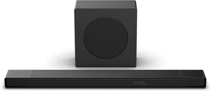 Hisense AX3120Q 3.1.2Ch Sound Bar with Wireless Subwoofer, Dolby Atmos, DTS:X, Bluetooth 5.3, Roku TV Ready, HDMI/AUX/ARC/Optical/USB, EzPlay 3.0, 7 EQ Modes, Hi Concerto, Black