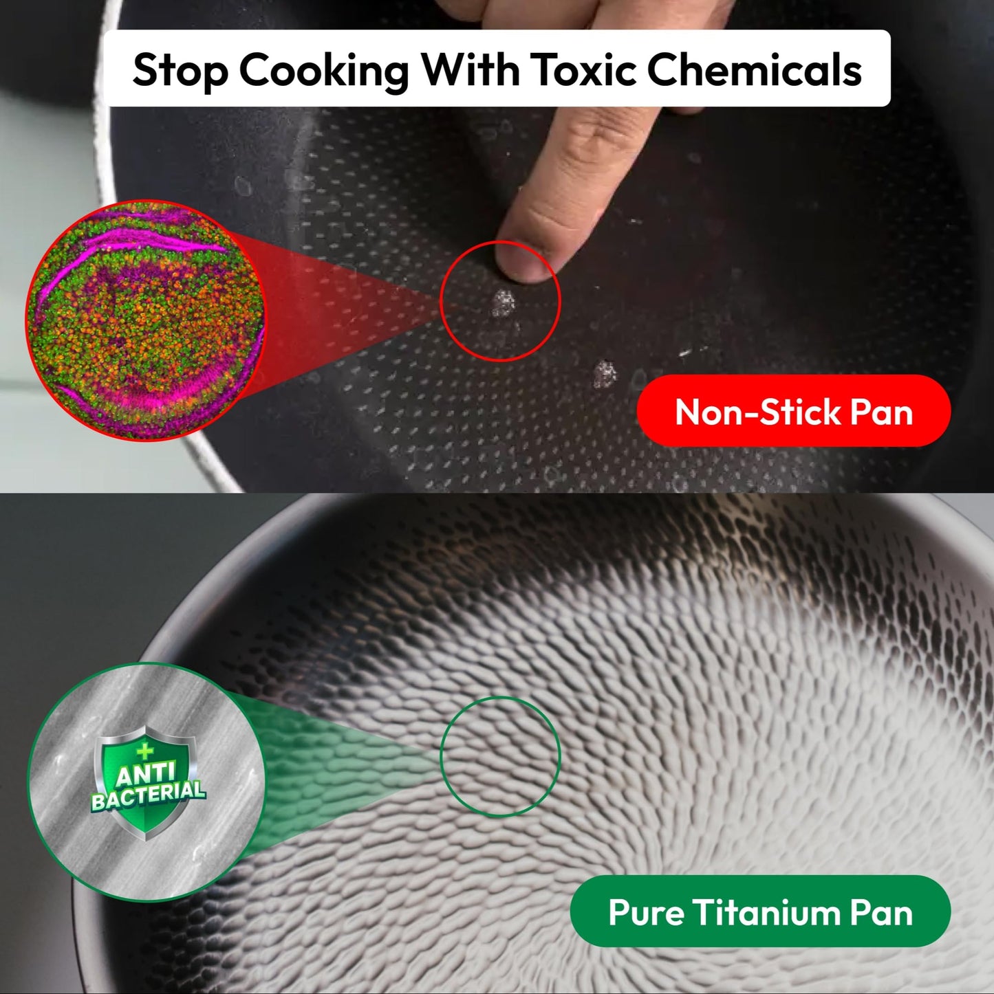 PLATEFUL Titanium Pan 12" - Non-Stick Oven Safe Cookware