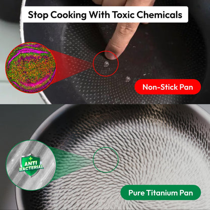 PLATEFUL Titanium Pan 12" - Non-Stick Oven Safe Cookware