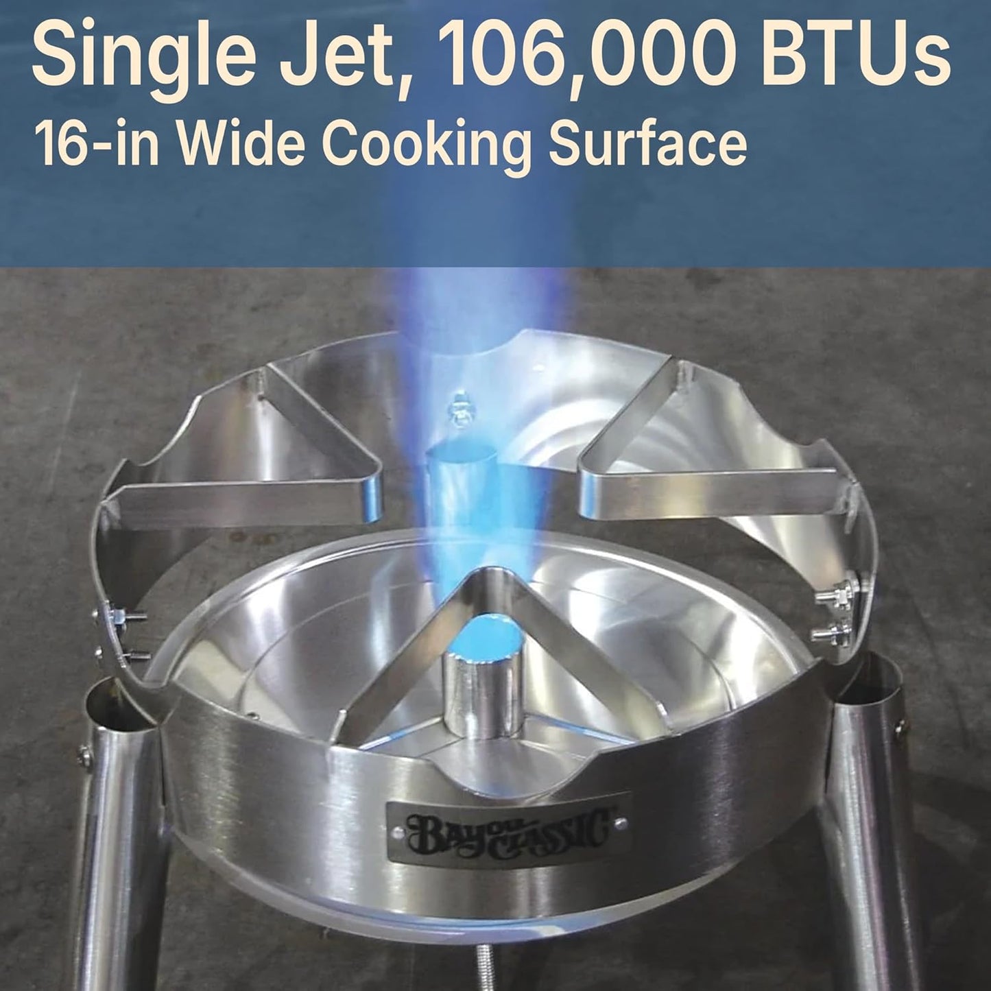Bayou Classic KDS-982 Stainless Steel Steamer Kit Features 82-qt Stainless Stockpot with Lid, Steam Basket with Helper Handle, Single Jet 106,000 BTU Burner, 10-psi Pre-Set Regulator and 60-in Hose