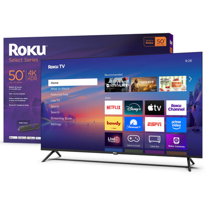 ROKU 50-Inch 4K HDR Smart LED TV with Wi-Fi Streaming