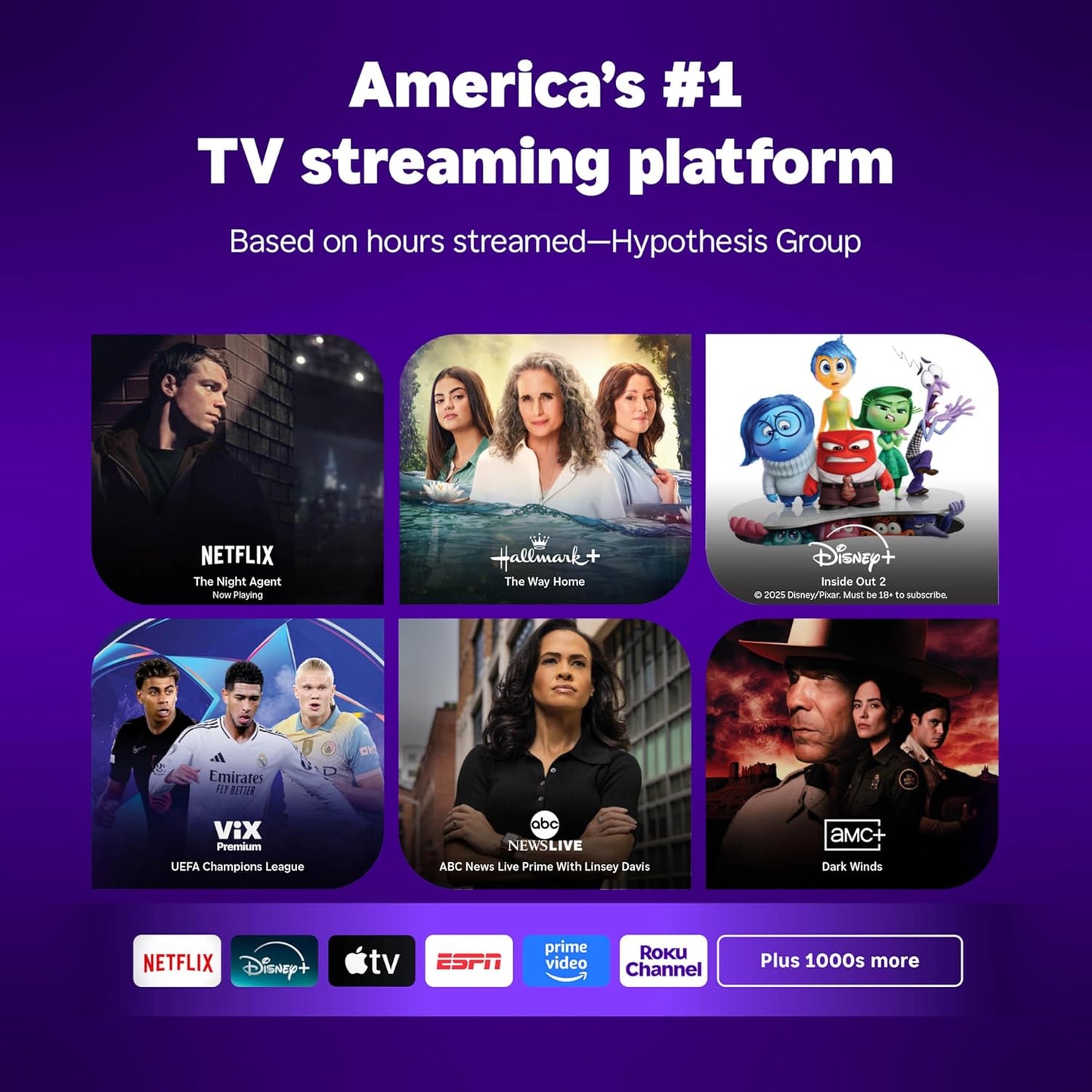 Roku Smart TV 2026 – 65-Inch Select Series, 4K QLED TV – Roku TV with Voice Remote – Flat Screen QLED Television with Wi-Fi for Streaming Live Local News, Sports, & Movies – Bluetooth Headphone Mode