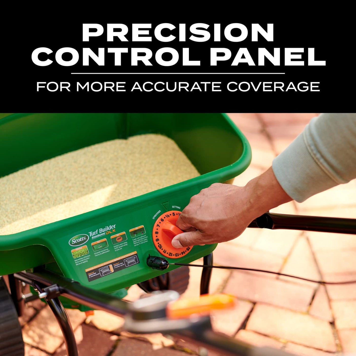 SCOTTS Turf Builder EdgeGuard DLX Spreader System