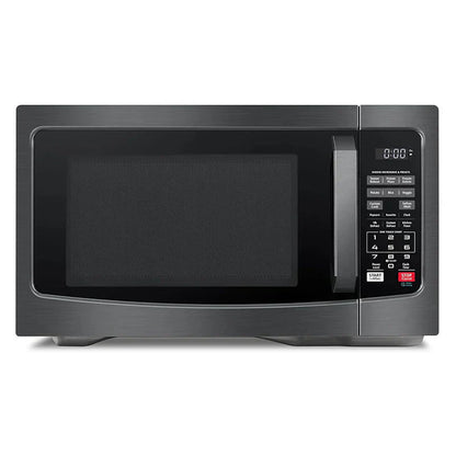 Air Fryer Combo 8-in-1 Countertop Microwave Oven, with Convection, Broil, Odor Removal Mode, 12.4" Position Memory Turntable, Child-Lock, 1.0 Cu.ft, Black Stainless Steel, ML2-EC10SA(BS)