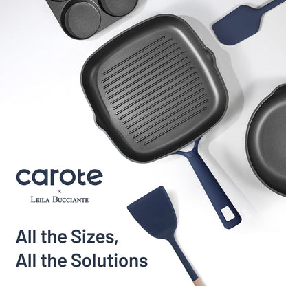 CAROTE 31PCS Pots and Pans Set, Nonstick Cookware Set Kitchen Non Stick Induction Titanium Cookware Non-toxic Granite Cooking set, PFOA Free