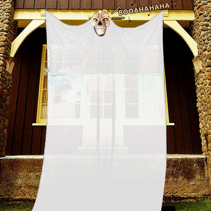 LED horror ghost yarn large hanging ghost light Halloween decoration