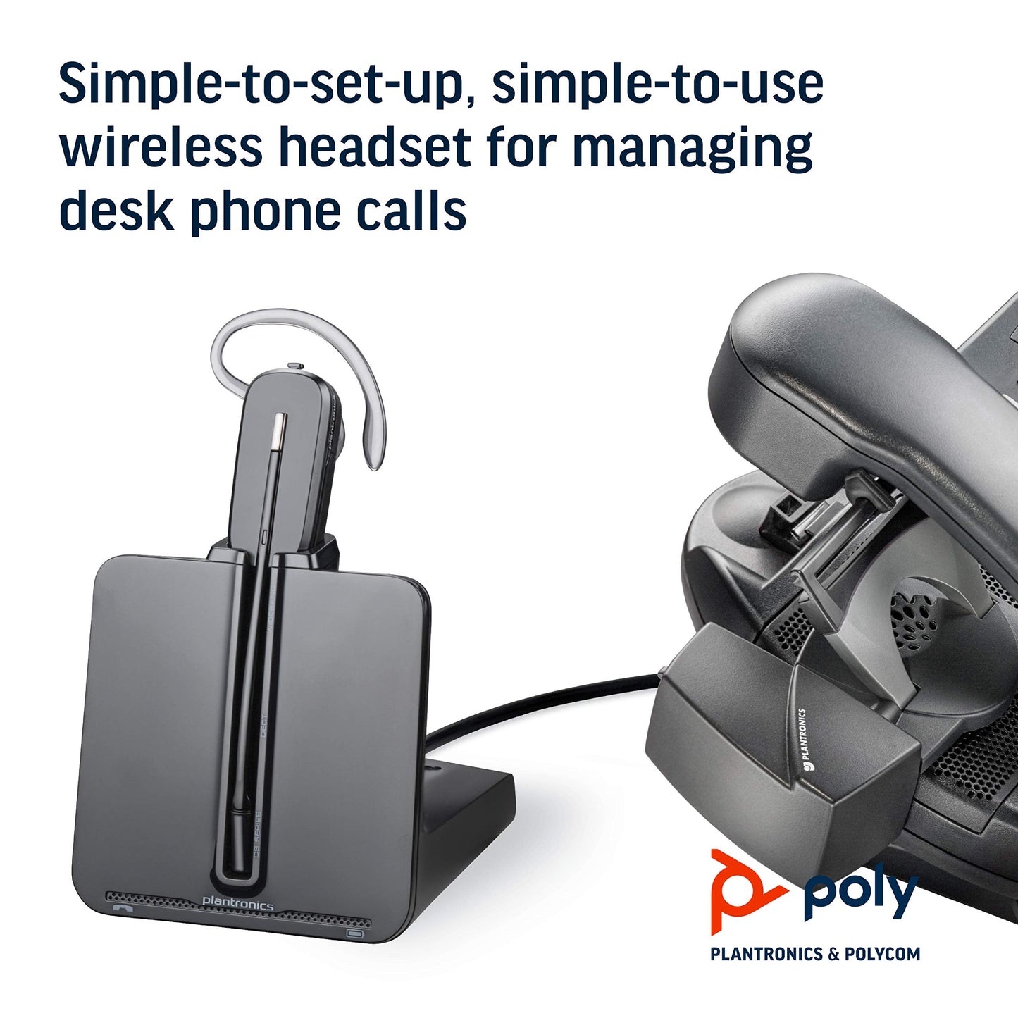 PLANTRONICS CS540 Wireless DECT Headset - Mono, Noise Cancelling
