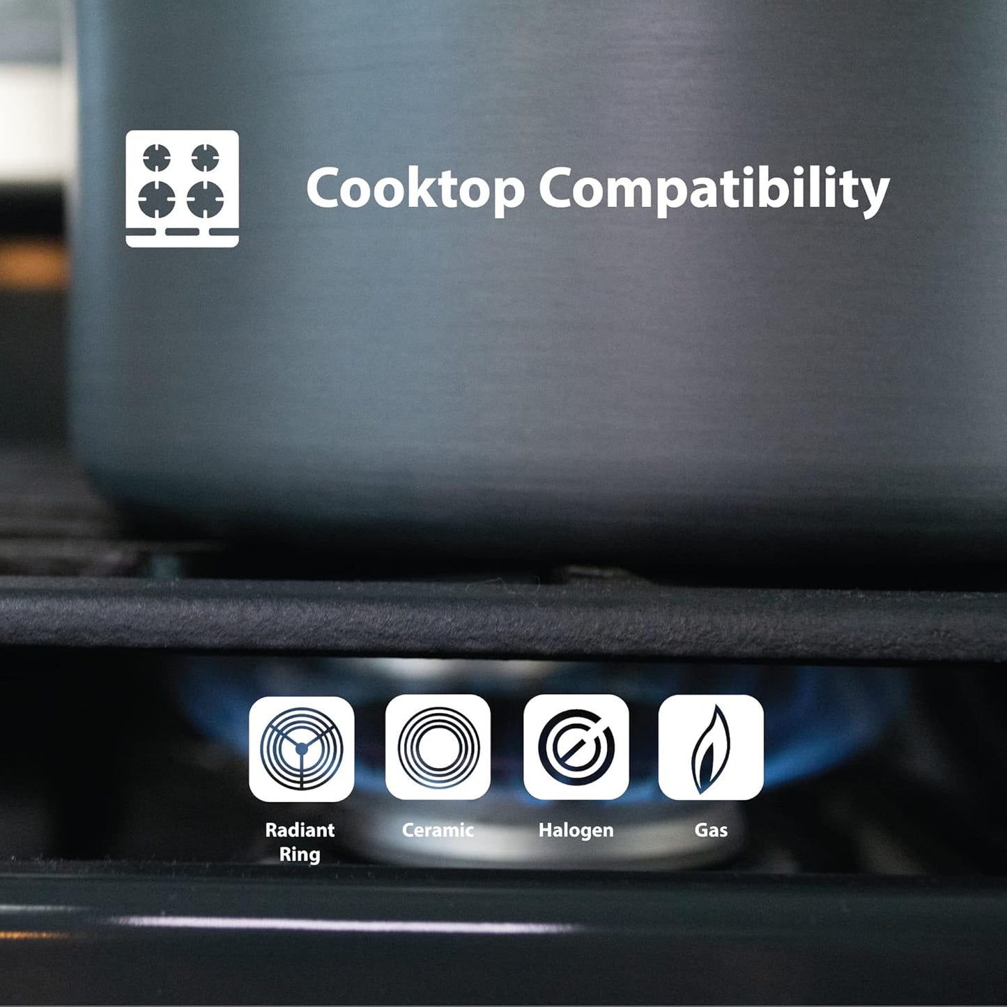 Swiss Diamond Braiser Pan with Lid, Features Double Handles, Nonstick Diamond Coated Braising Pan with Lid Oven Safe & Dishwasher Safe, 12.5", 7.2 Quart, Grey