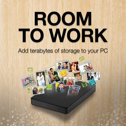 SEAGATE Portable 2TB External Hard Drive - USB 3.0 HDD