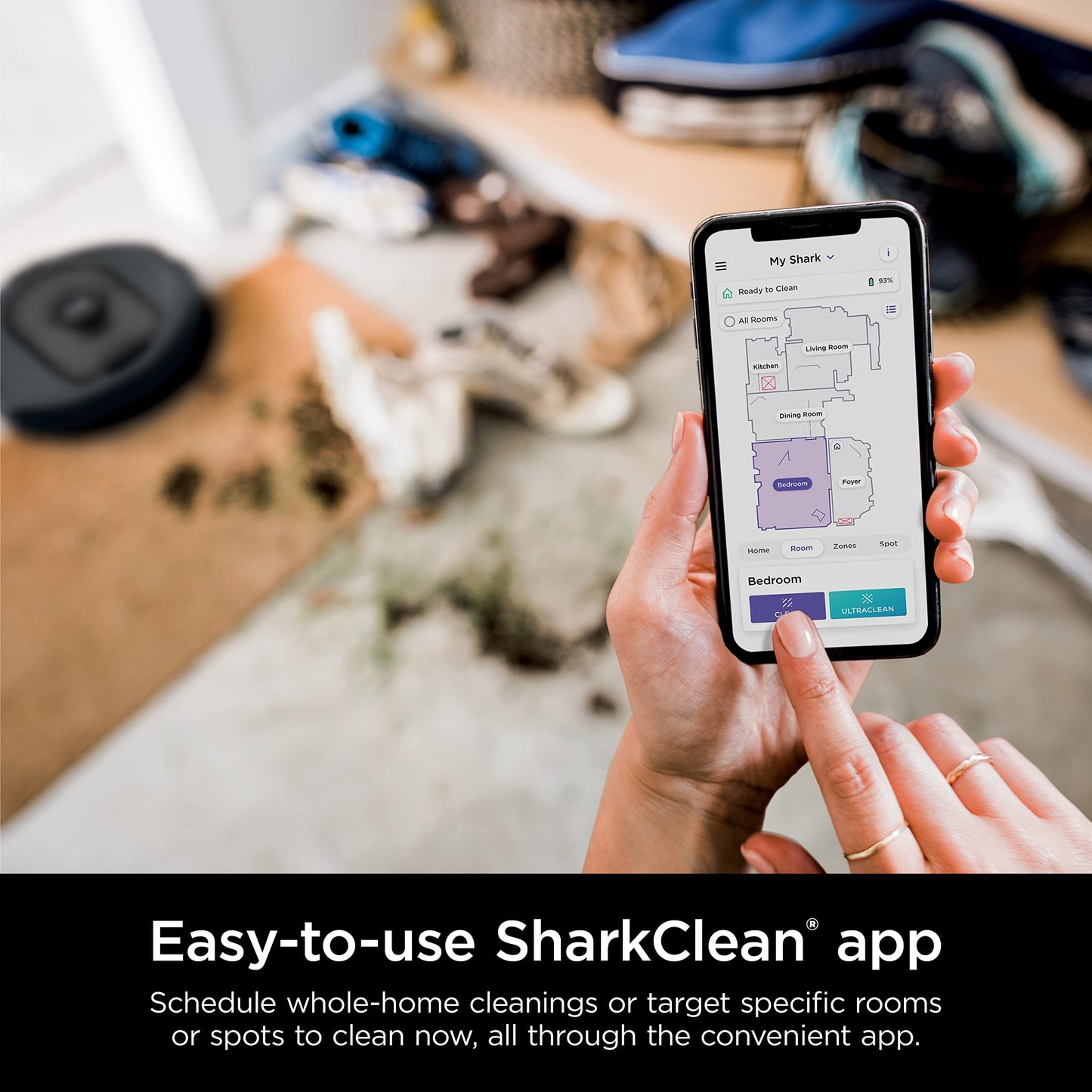 SHARK AV2501S AI Ultra Robot Vacuum - HEPA, Self-Empty, WiFi