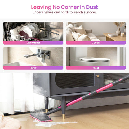 SCHENLEY 19-in-1 Steam Mop with Detachable Handheld Steamer