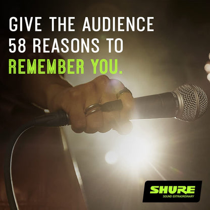 SHURE SM58S Dynamic Vocal Microphone with Switch & Filter