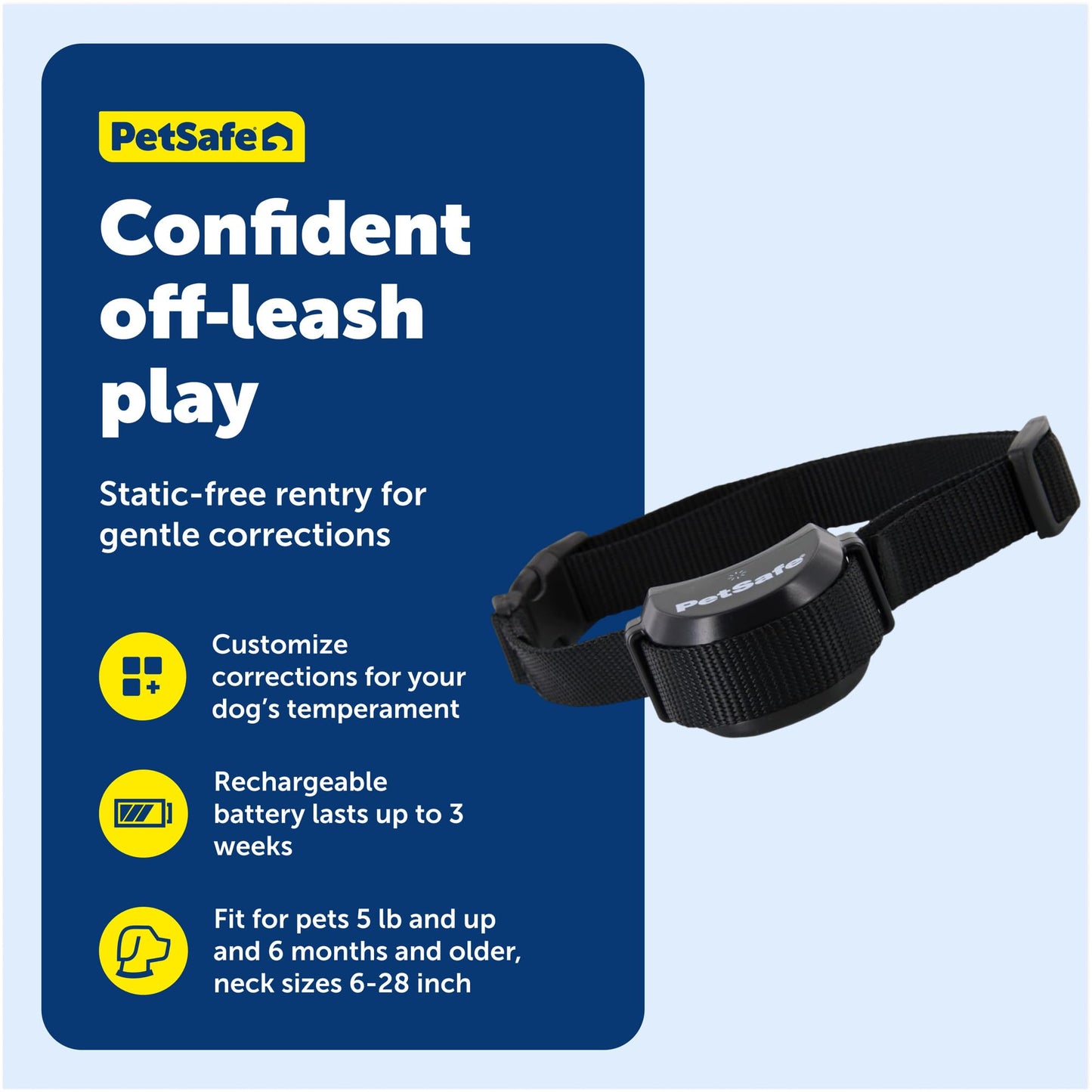 PETSAFE Stay & Play Wireless Fence Receiver Collar - Waterproof