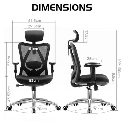 SIHOO M18 Ergonomic Office Chair with Adjustable Headrest