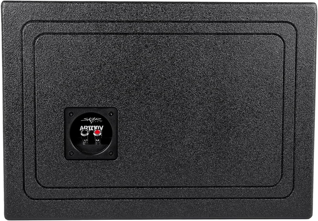 Skar Audio AR1X10V Single 10" Universal Fit Armor Coated Ported Subwoofer Box with Kerf Port