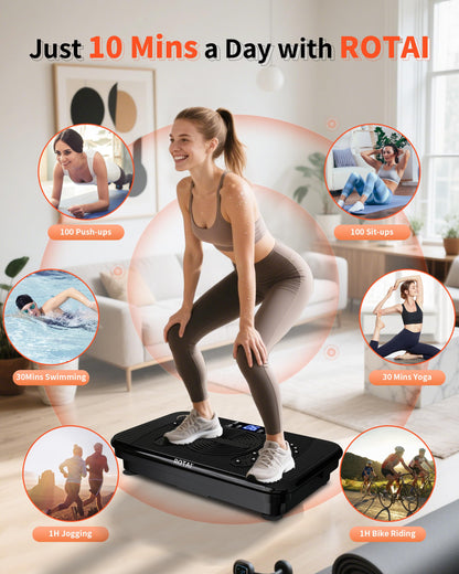 ROTAI Vibration Plate Exercise Machine for Weight Loss