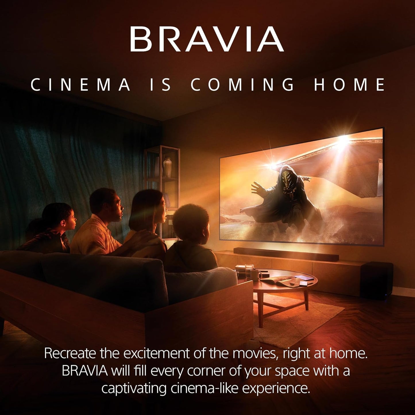 Sony BRAVIA Theater System 6, 5.1ch Home Theater System soundbar with subwoofer and Rear Speakers, Surround Sound by Dolby Atmos/DTS:X Compatible HT-S60