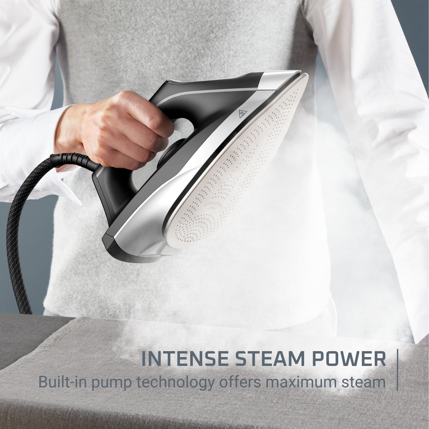 ROWENTA Iron Steamer for Clothes - Professional Steam Iron