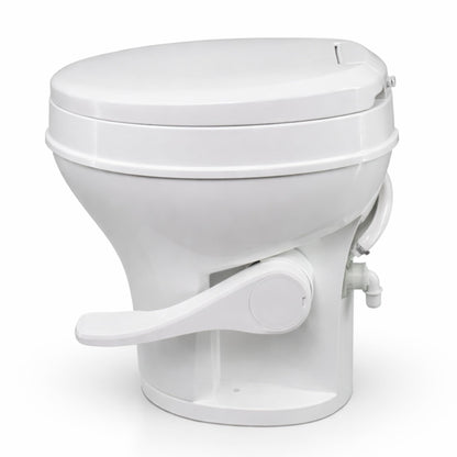 SEAFLO RV Toilet - Residential Height, Gravity Flush, Soft Close