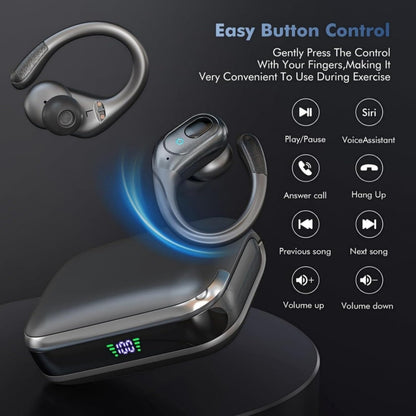 SAJAWASS Wireless Earbuds - Sports Bluetooth Headphones IPX7
