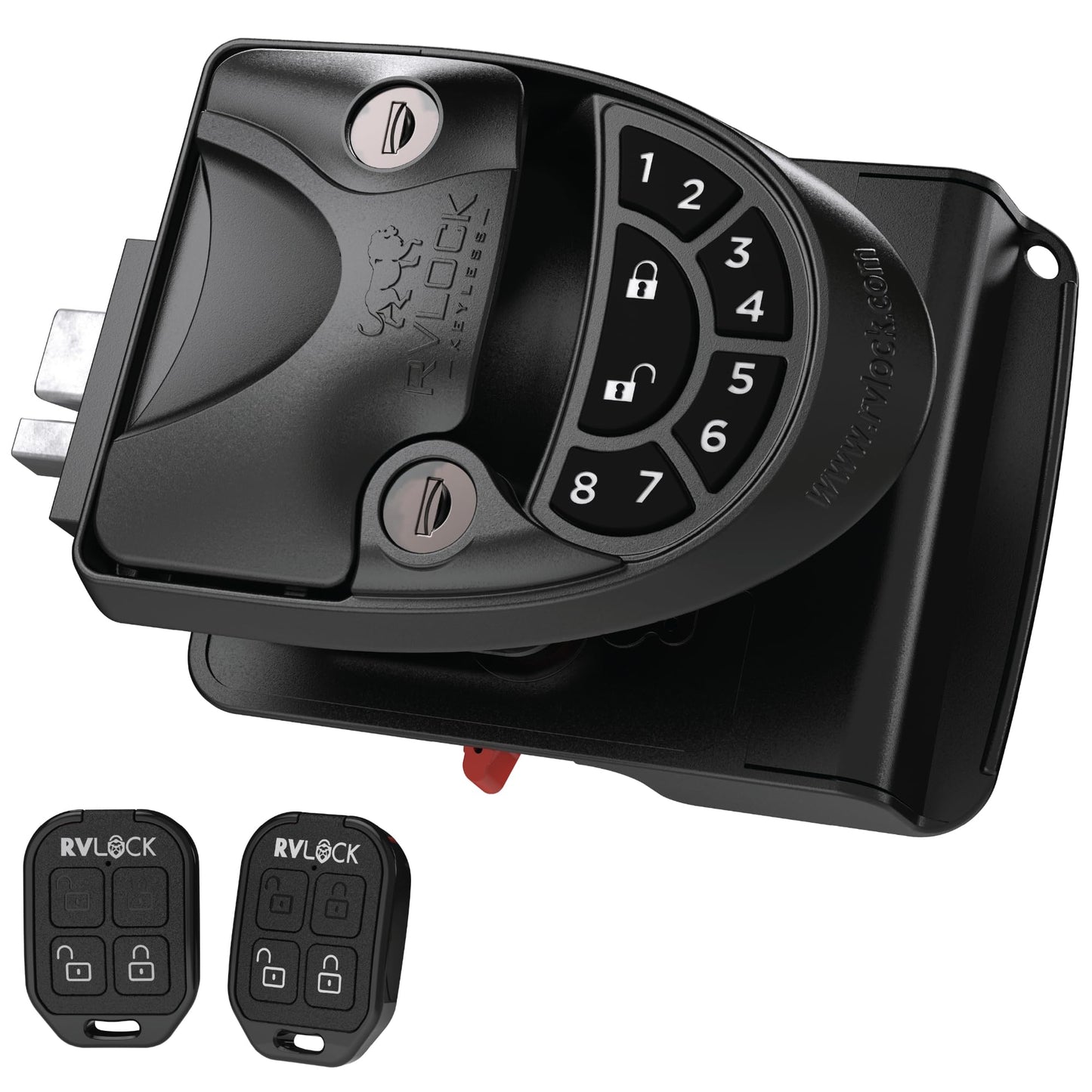 RVLOCK V4 Premium Metal RV Door Lock with Keypad & Remote