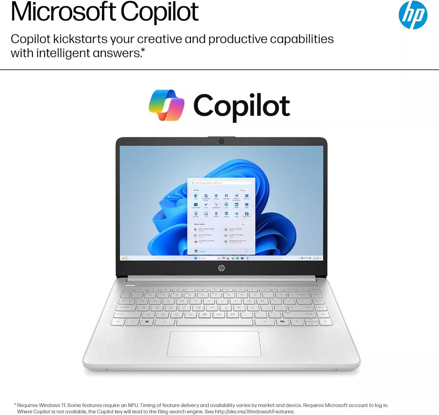 HP 14" Laptop 2025 Business Student Slim Computer, Lifetime MS Office, Copilot AI, Quad-Core Intel CPU, 16GB RAM, 628GB Storage (128GB UFS+500GB Ext), MarxsolAccessory, Wi-Fi 6, Win 11 Pro, Silver