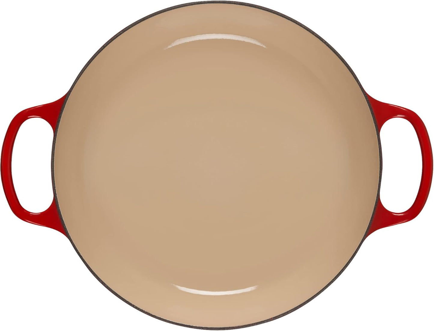 Le Creuset Eiffel Tower Collection Enameled Cast Iron Signature Braiser with Lid, 3.5 qt., Cerise