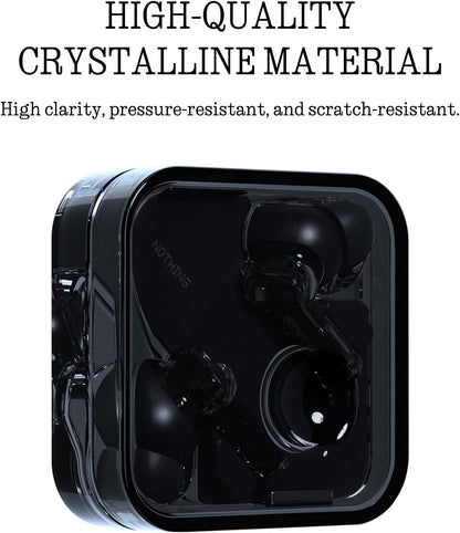Nothing Ear Wireless Earbuds Bluetooth, 45dB Hybrid Smart ANC Earbuds, 11mm Deep Bass Boost, Hi-Res Audio with LDAC & LHDC 5.0, 6 Mics Call, 40.5H Playtime with Fast Charging Case, ChatGPT Supported
