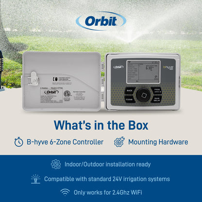 ORBIT B-hyve 6-Zone Smart Sprinkler Controller