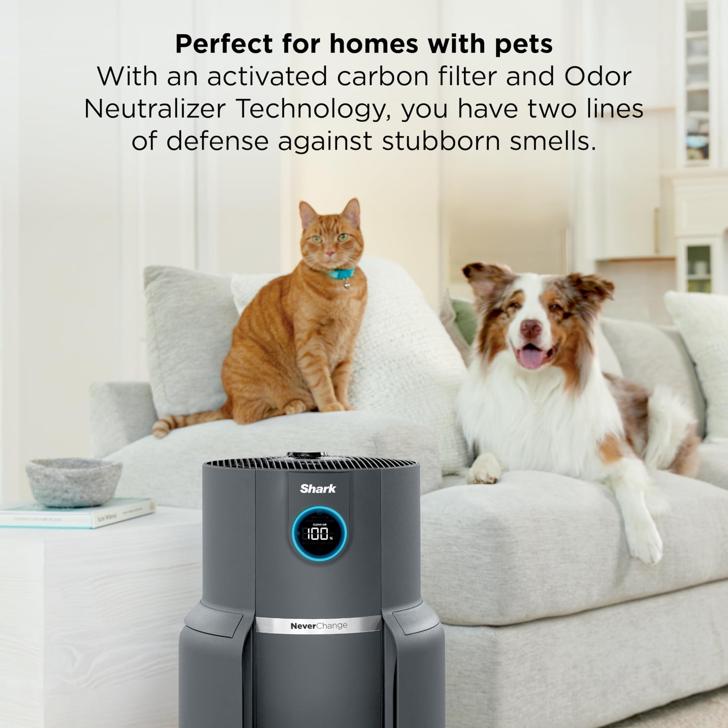 SHARK NeverChange Max Air Purifier for Large Rooms