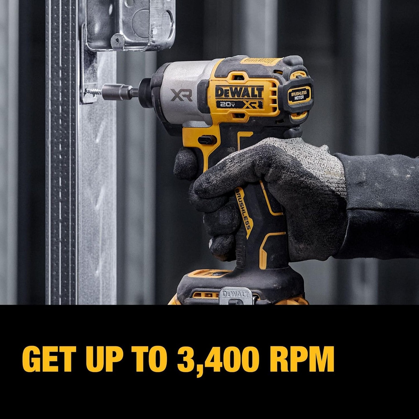 DEWALT 20V MAX XR Impact Driver and Hammer Drill Cordless Power Tool Combo Kit, Includes 2x 4ah POWERPACK Batteries and a Charger (DCK250QQ2)