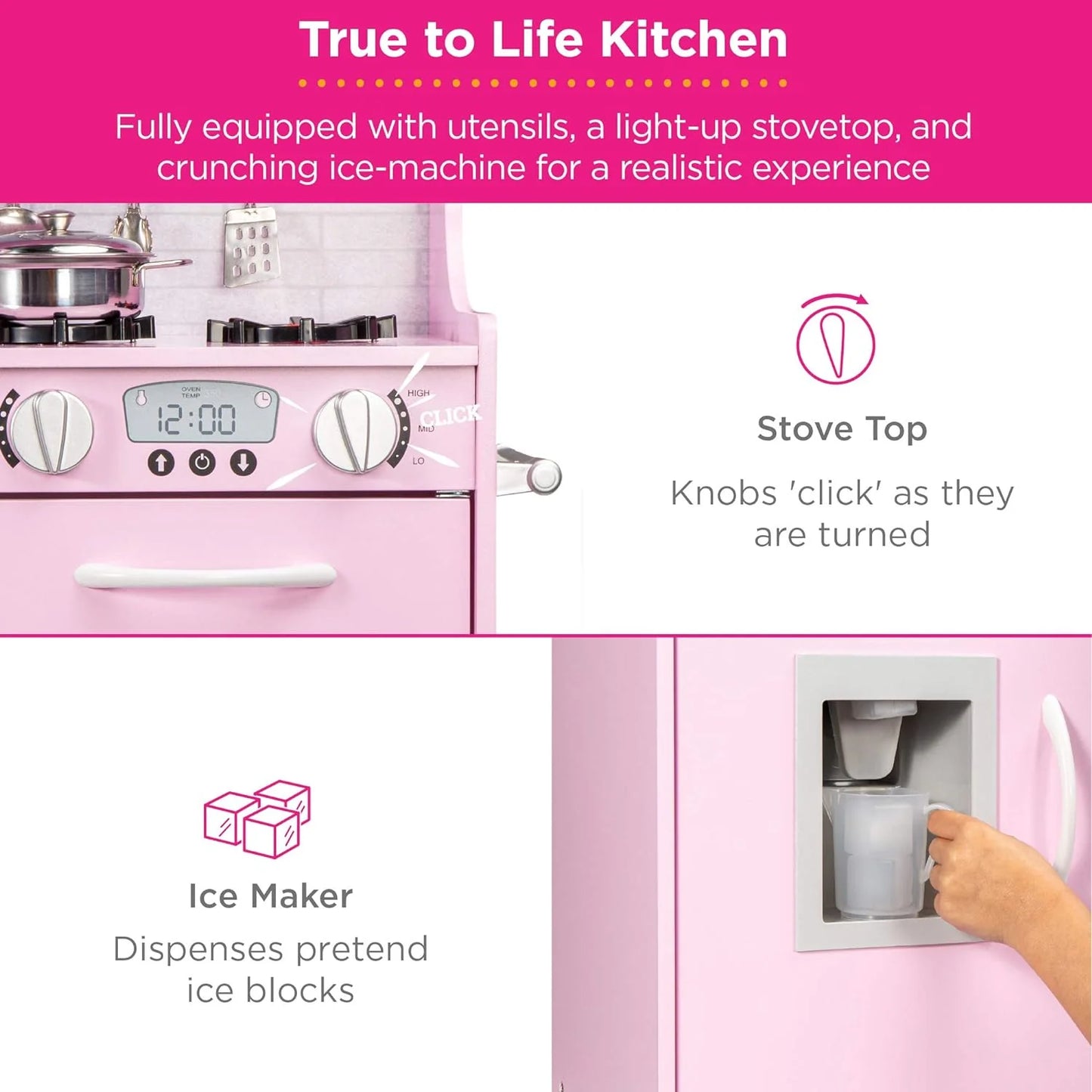 Best Pretend Kitchen Wooden Toy Set for Kids