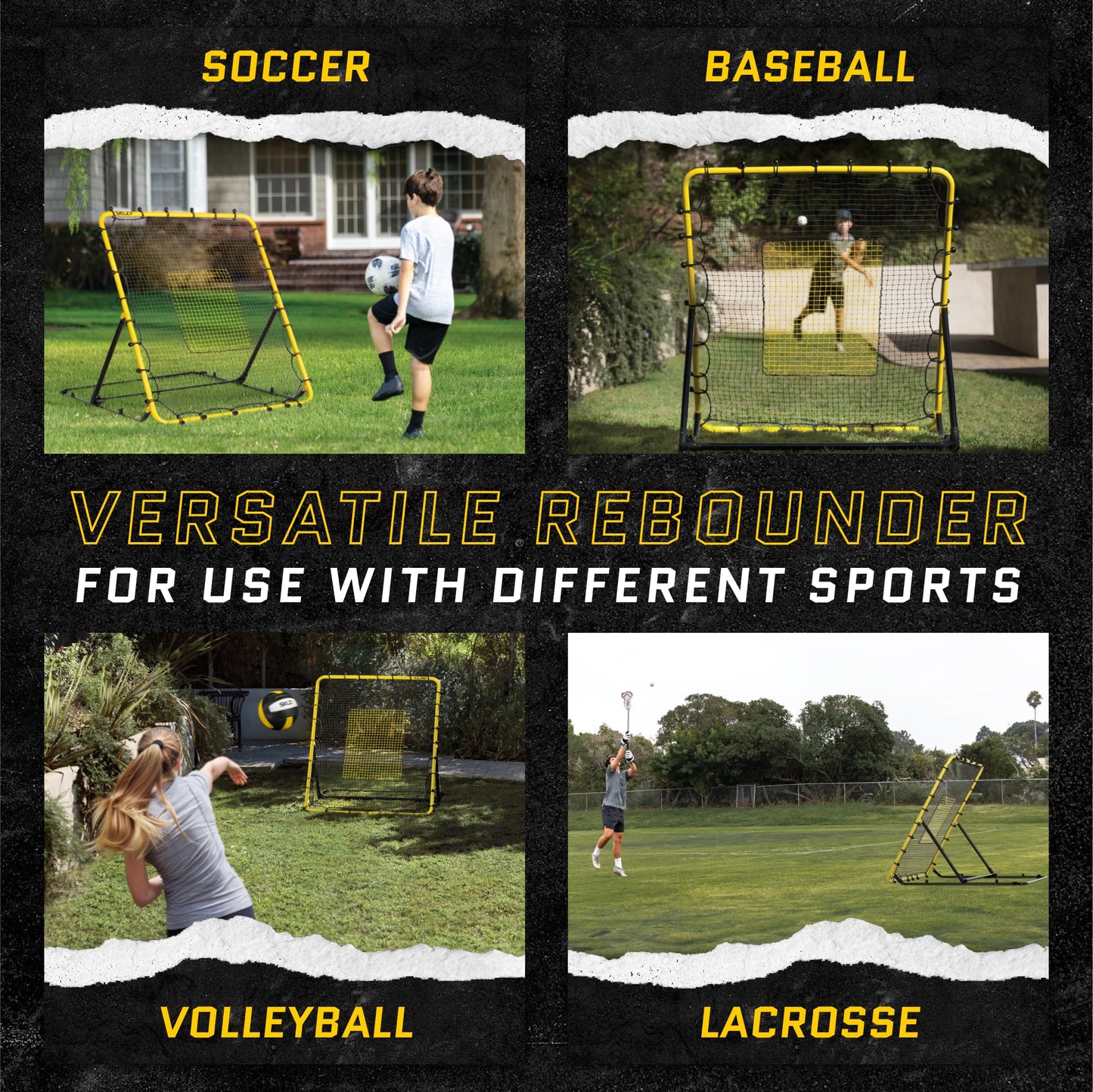 SKLZ Fielding Trainer Rebounder Net for Baseball & Softball