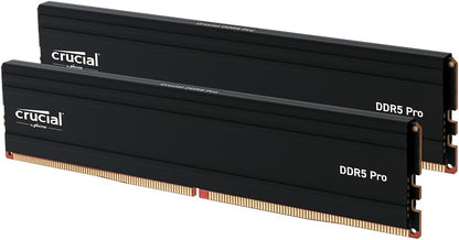 Crucial Pro 64GB DDR5 RAM Kit (2x32GB), 5600MHz (or 5200MHz or 4800MHz) Desktop Memory UDIMM 288-pin, Compatible with 13th Gen Intel Core and AMD Ryzen 7000 - CP2K32G56C46U5