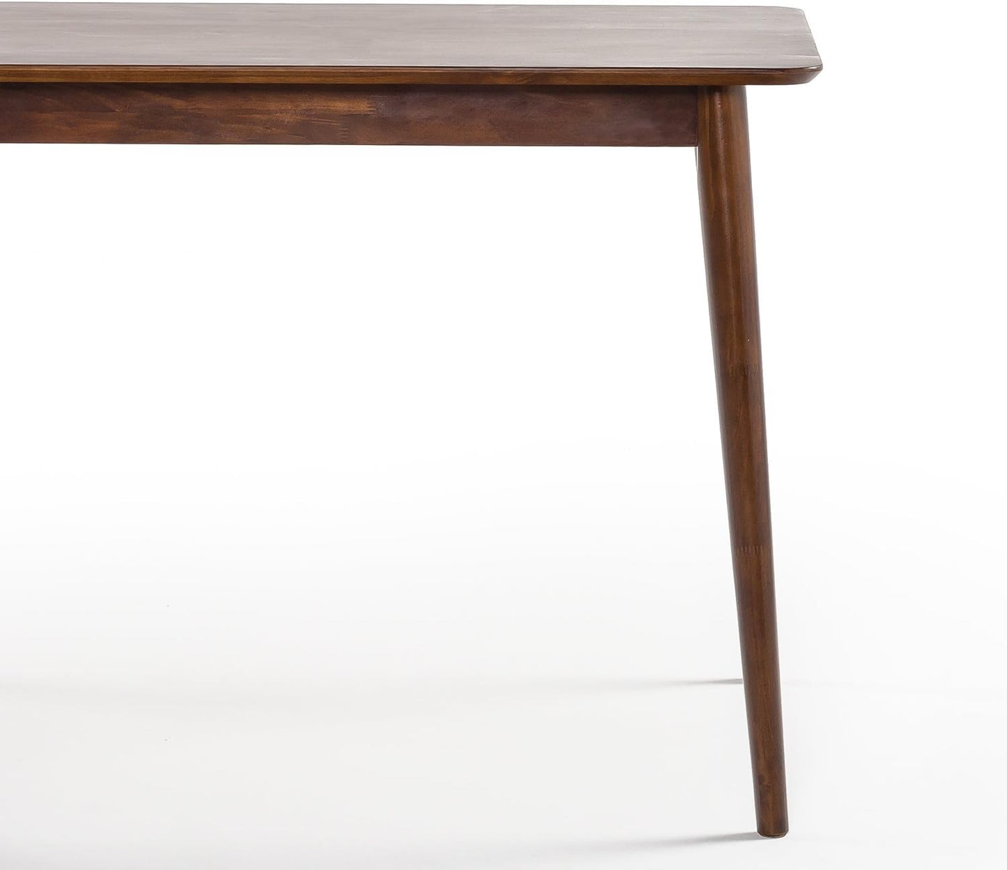 Zinus Jen 47 Inch Wood Dining Table/Solid Wood Kitchen Table/Easy Assembly, Espresso
