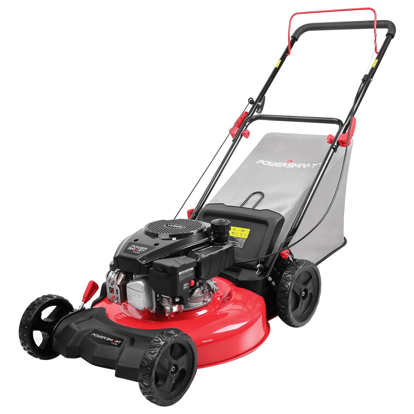 POWERSMART EasyGlide 21-Inch Gas Lawn Mower - 3-in-1 144cc