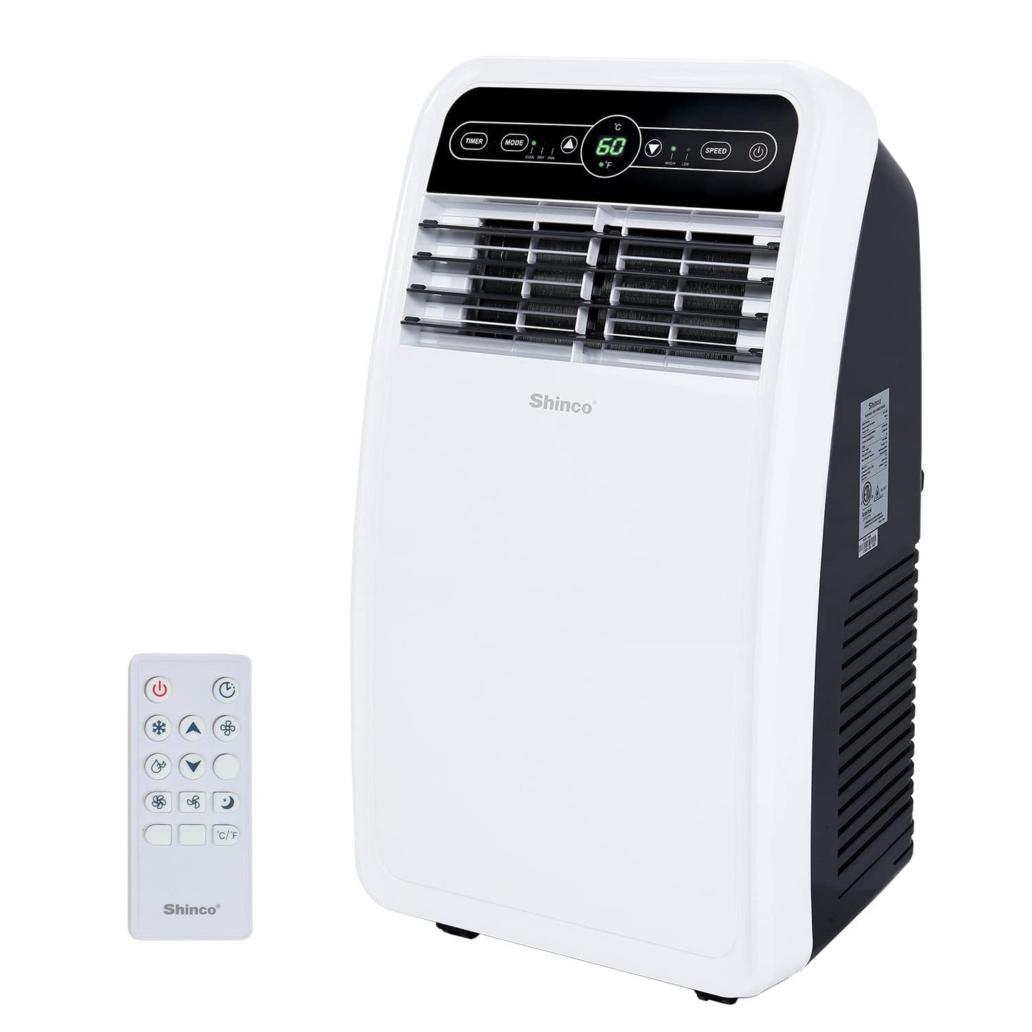 SHINCO 8,000 BTU Portable Air Conditioner for 350 sq.ft
