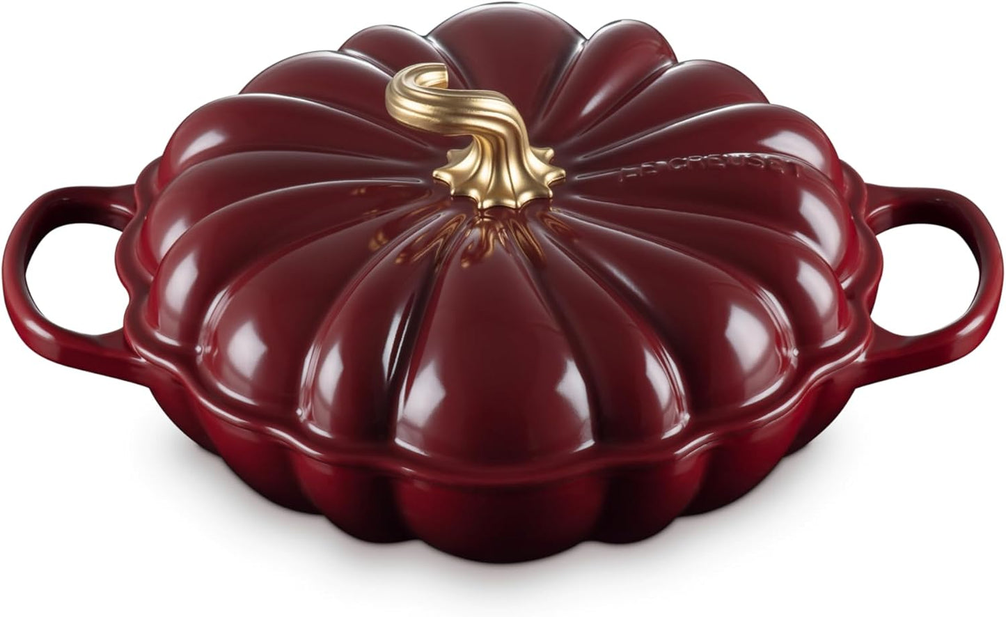 Le Creuset Enameled Cast Iron Figural Pumpkin Braiser, 2.75 qt., Garnet