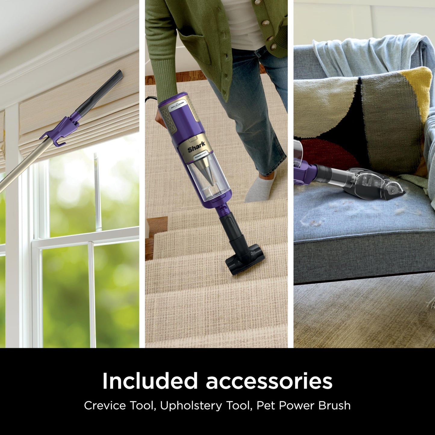 SHARK POWERDETECT Ultra-Light Corded Stick Vacuum HZ4002