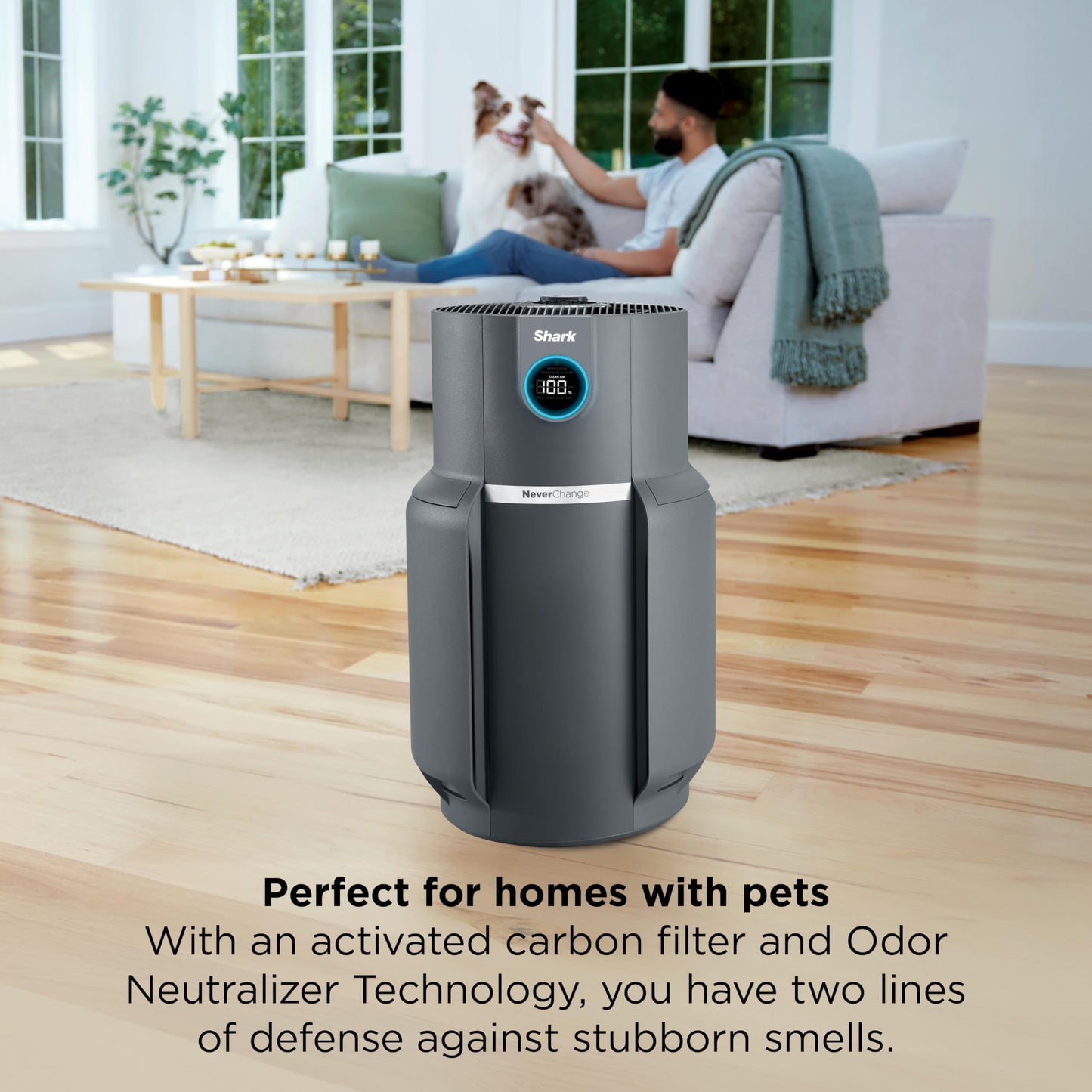 SHARK NeverChange Max Air Purifier for Large Rooms