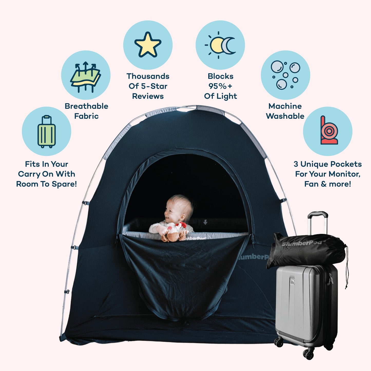 SLUMBERPOD Original Blackout Sleep Tent for Babies & Toddlers